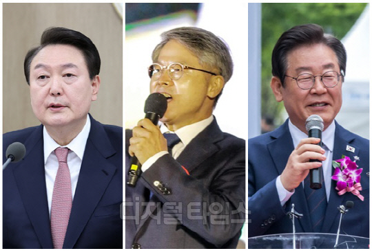 (왼쪽부터) 윤석열 대통령, 민형배 더불어민주당 의원, 이재명 민주당 대표. <디지털타임스 이슬기 기자, 디지털타임스 DB, 대통령실 제공>